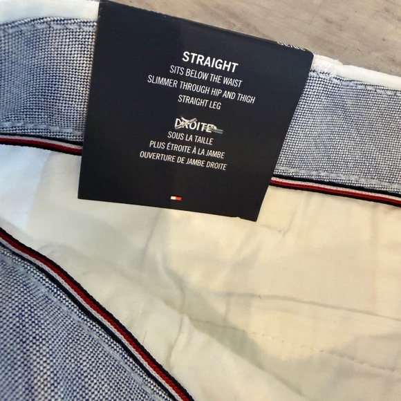 Tommy Hilfiger White Chino Pants Men’s 38x30 NWT Classic Fit - Picture 3 of 5